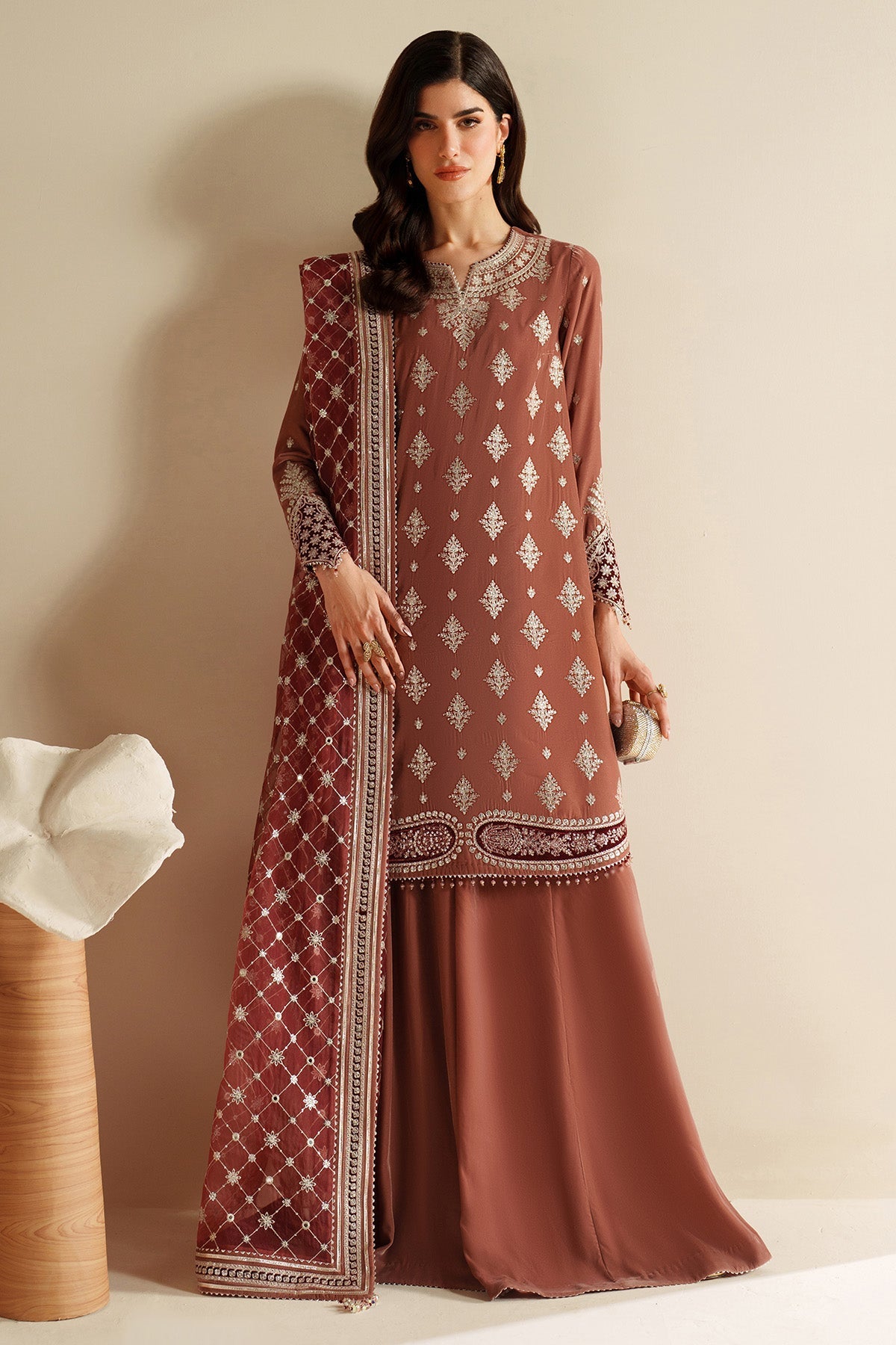 Jazmin VVF D-3 style — Mairaz embroidered velvet three-piece suit reference, view 1 of 12