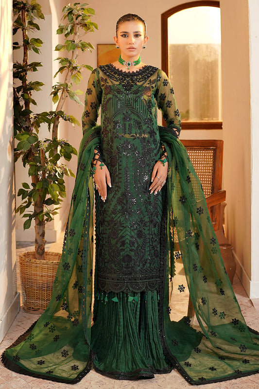 Maryams Shahzeen-HYT-5009 Style — Mairaz Three-Piece Suit