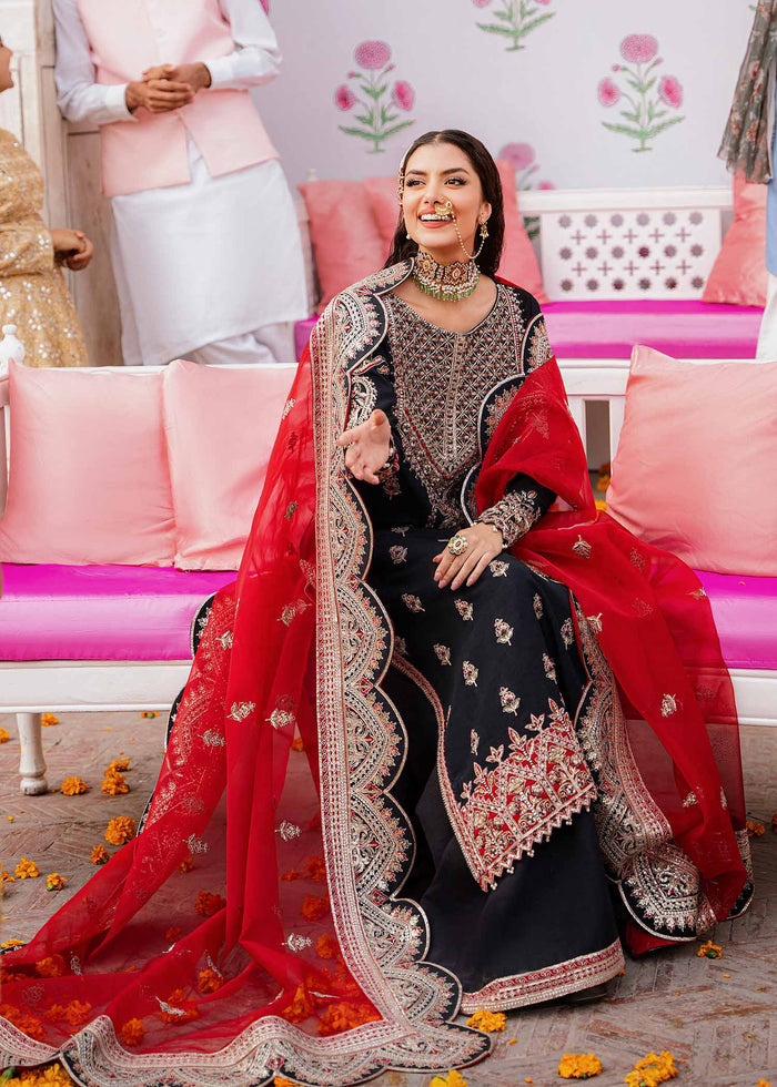 Akbar Aslam Nazmin U-1507 Style — Mairaz Three-Piece Suit