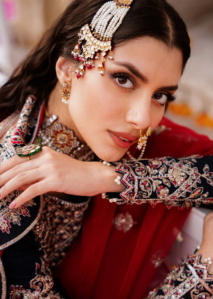 Akbar Aslam Nazmin U-1507 Style — Mairaz Three-Piece Suit