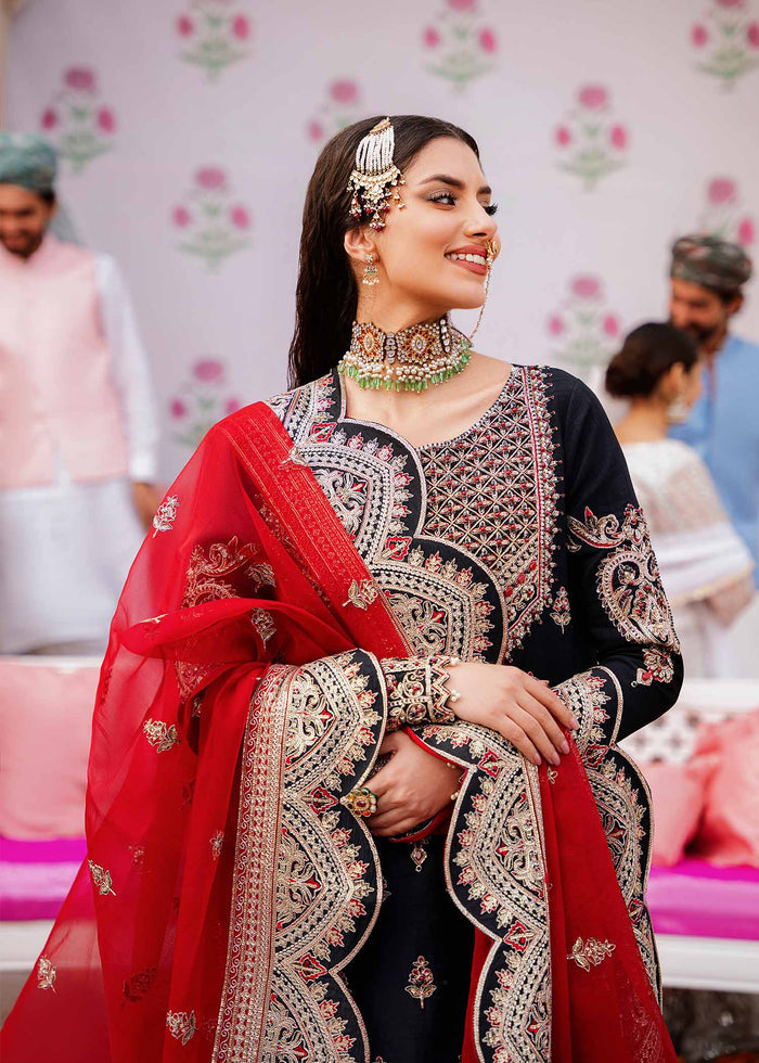 Akbar Aslam Nazmin U-1507 Style — Mairaz Three-Piece Suit