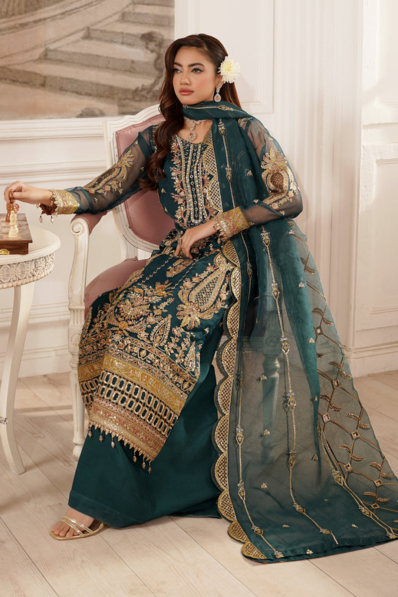 Maryams Nayyab-TBR-0008 Style — Mairaz Three-Piece Suit