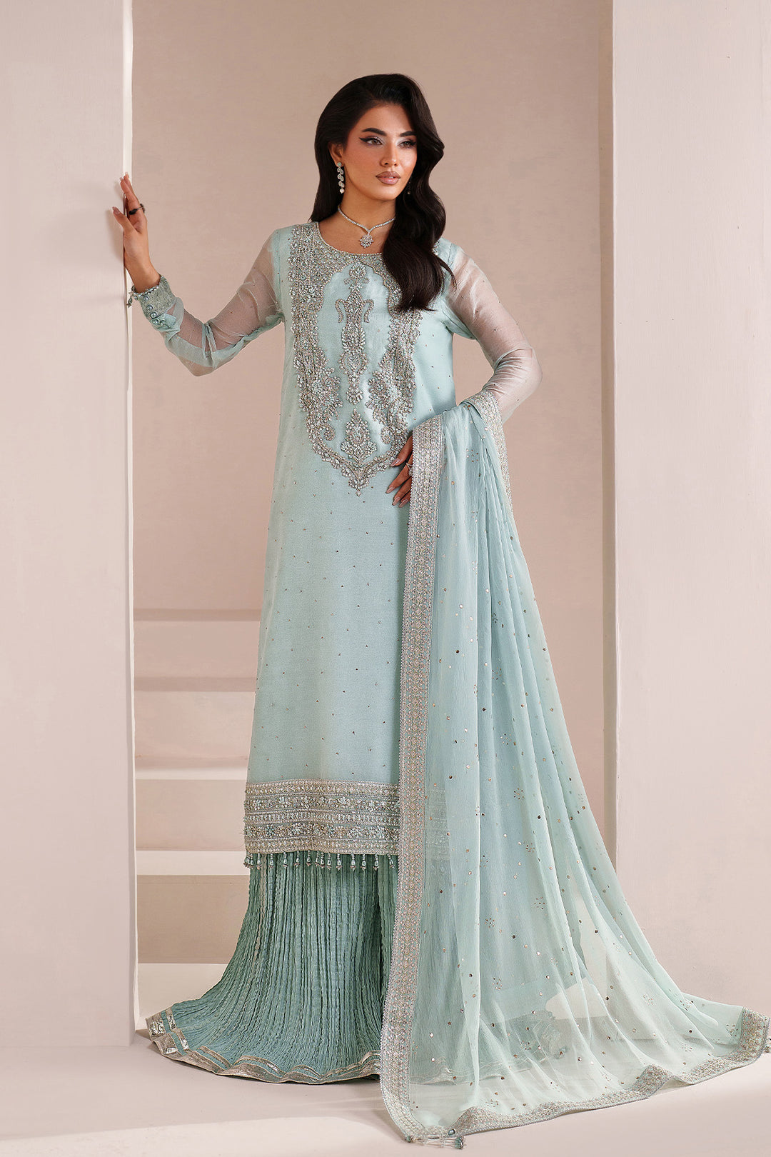 Alizeh AF-BHM-4063-Azure Style — Mairaz Three-Piece Suit