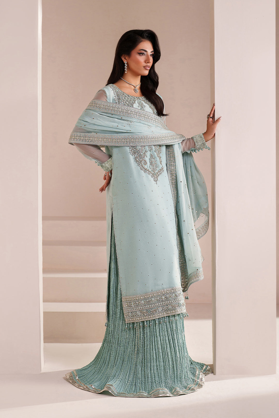 Alizeh AF-BHM-4063-Azure Style — Mairaz Three-Piece Suit