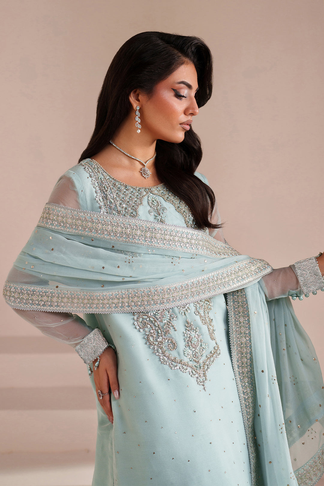 Alizeh AF-BHM-4063-Azure Style — Mairaz Three-Piece Suit