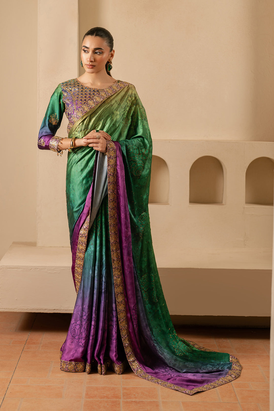 Alizeh Flavia Style — Mairaz Saree