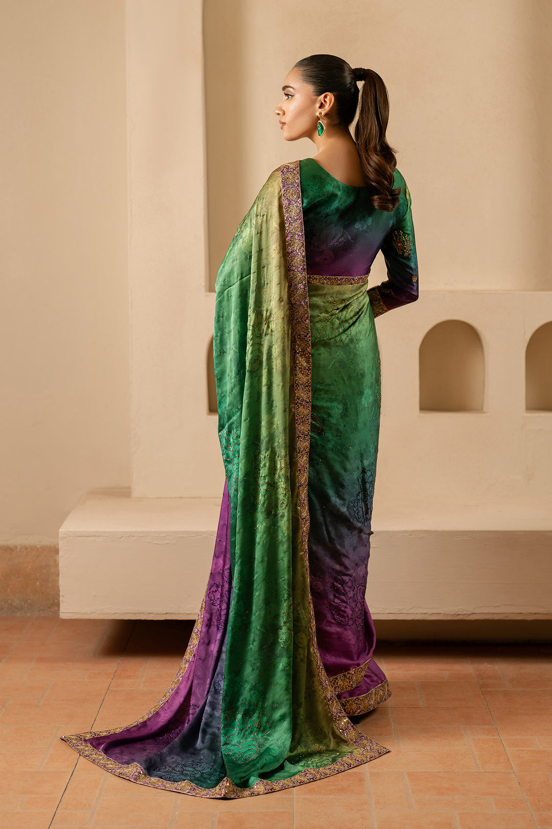Alizeh Flavia Style — Mairaz Saree