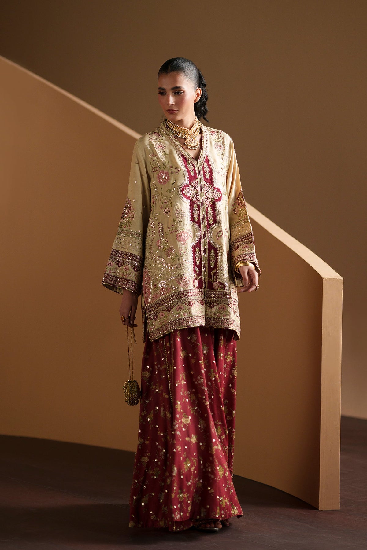 Ethnc – Vanilla Ice E1213 Sharara Style — Mairaz reproduction, product view 2 of 6