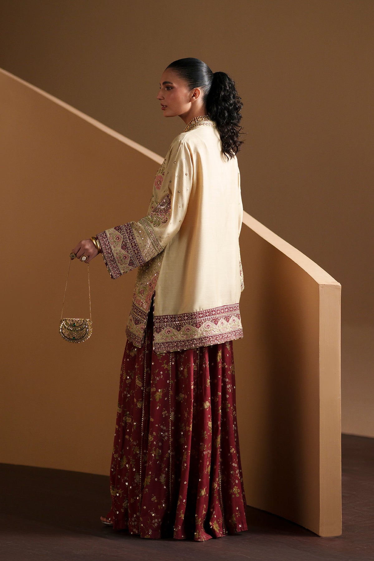 Ethnc – Vanilla Ice E1213 Sharara Style — Mairaz reproduction, product view 3 of 6
