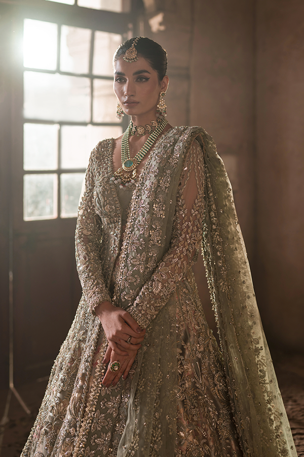 Soraya Shayna Style — Mairaz Light Green Wedding Maxi