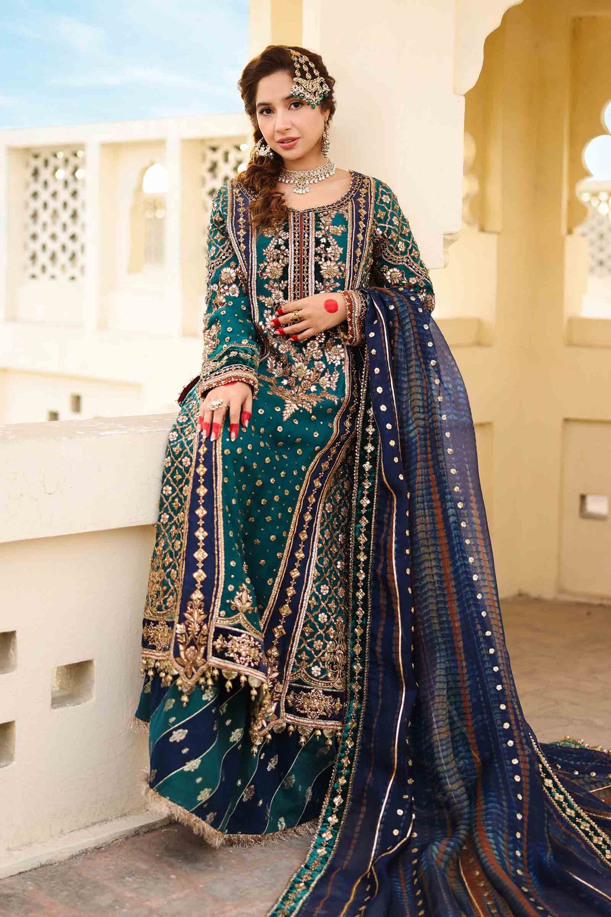 Maria B – Begum Jahanara FX-892 Style — Mairaz reproduction, product view 6 of 11