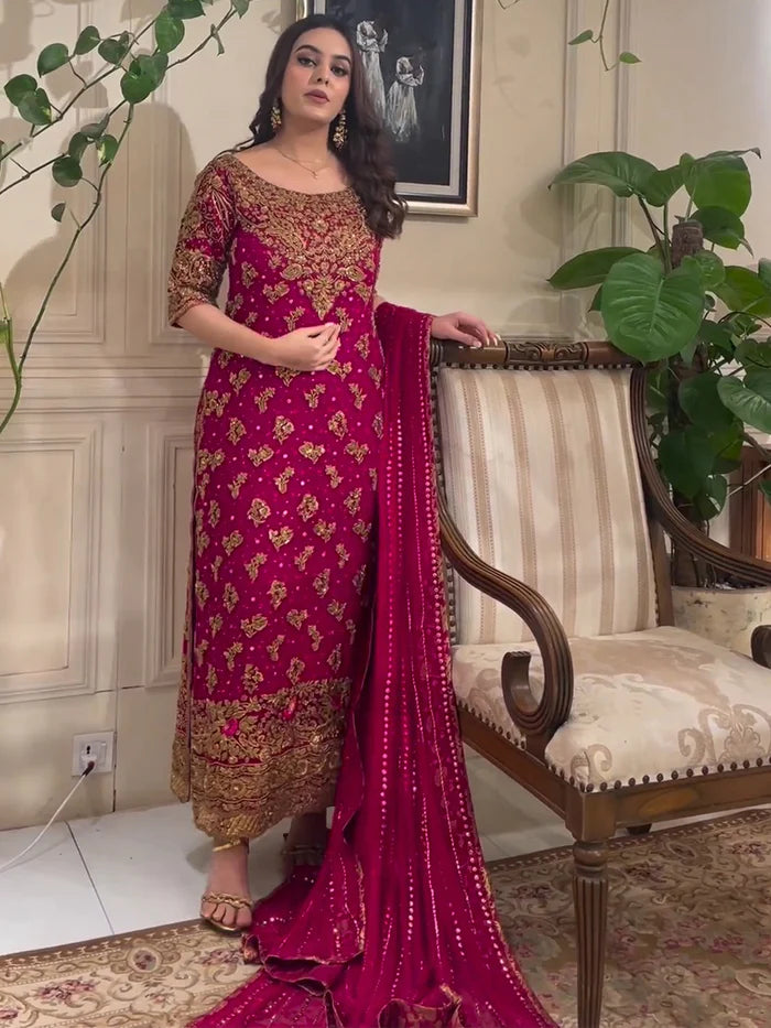 Haris Shakeel – Brides Faushia Style, full front view