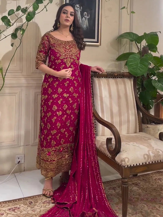 Haris Shakeel Brides – Faushia Style — Mairaz reproduction, product view 1 of 7