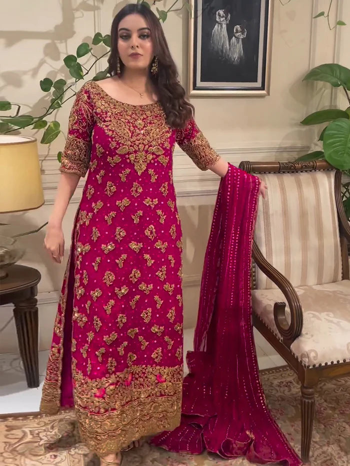 Haris Shakeel – Brides Faushia Style, full outfit view 2