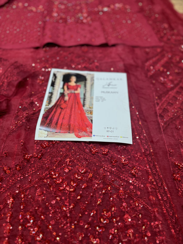 Qalamkar Muskaan RF-01 Style — Mairaz Lehenga
