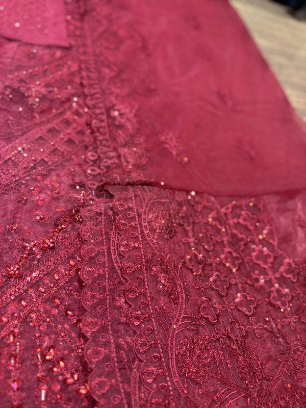 Qalamkar Muskaan RF-01 Style — Mairaz Lehenga