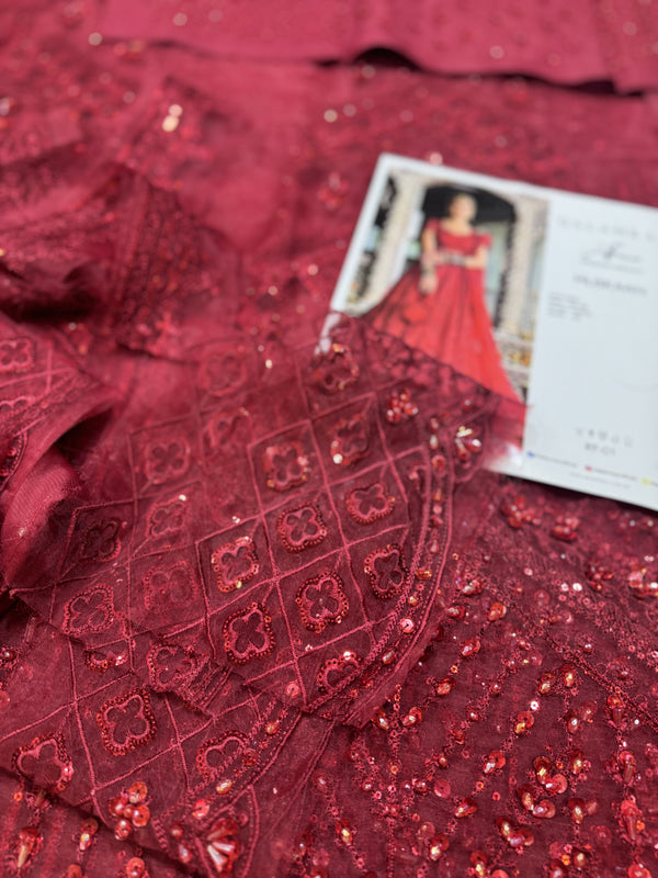 Qalamkar Muskaan RF-01 Style — Mairaz Lehenga
