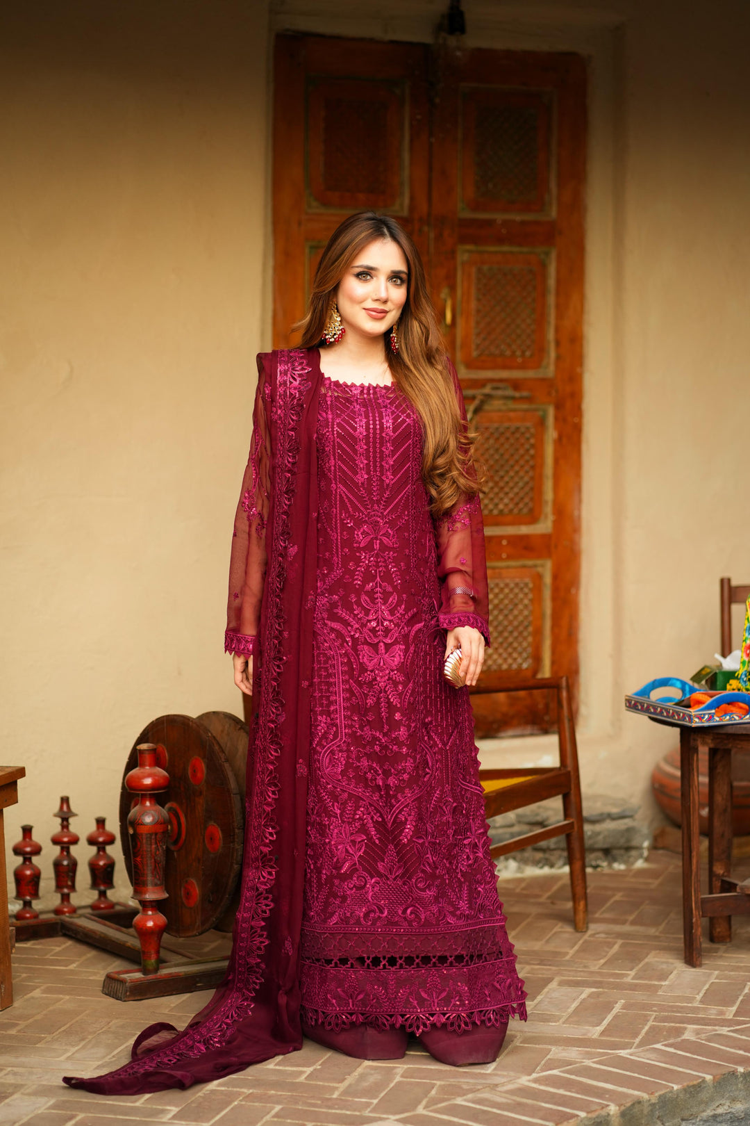 Maryams Gulbahar AFS-0003 Style — Mairaz Three-Piece Suit