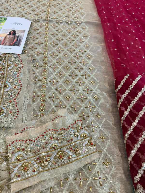 Haris Shakeel – Nawal Style, fabric and embroidery detail 5
