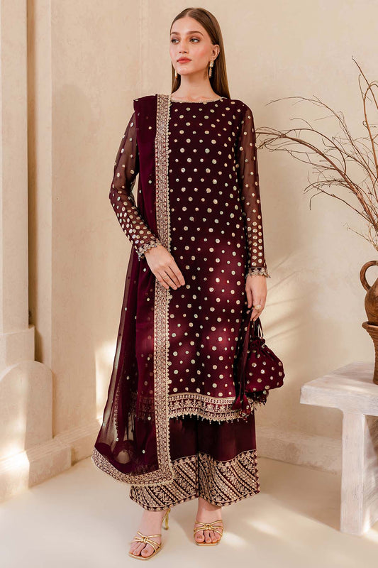 Farasha Mulberry Glaze Style — Mairaz Three-Piece Suit