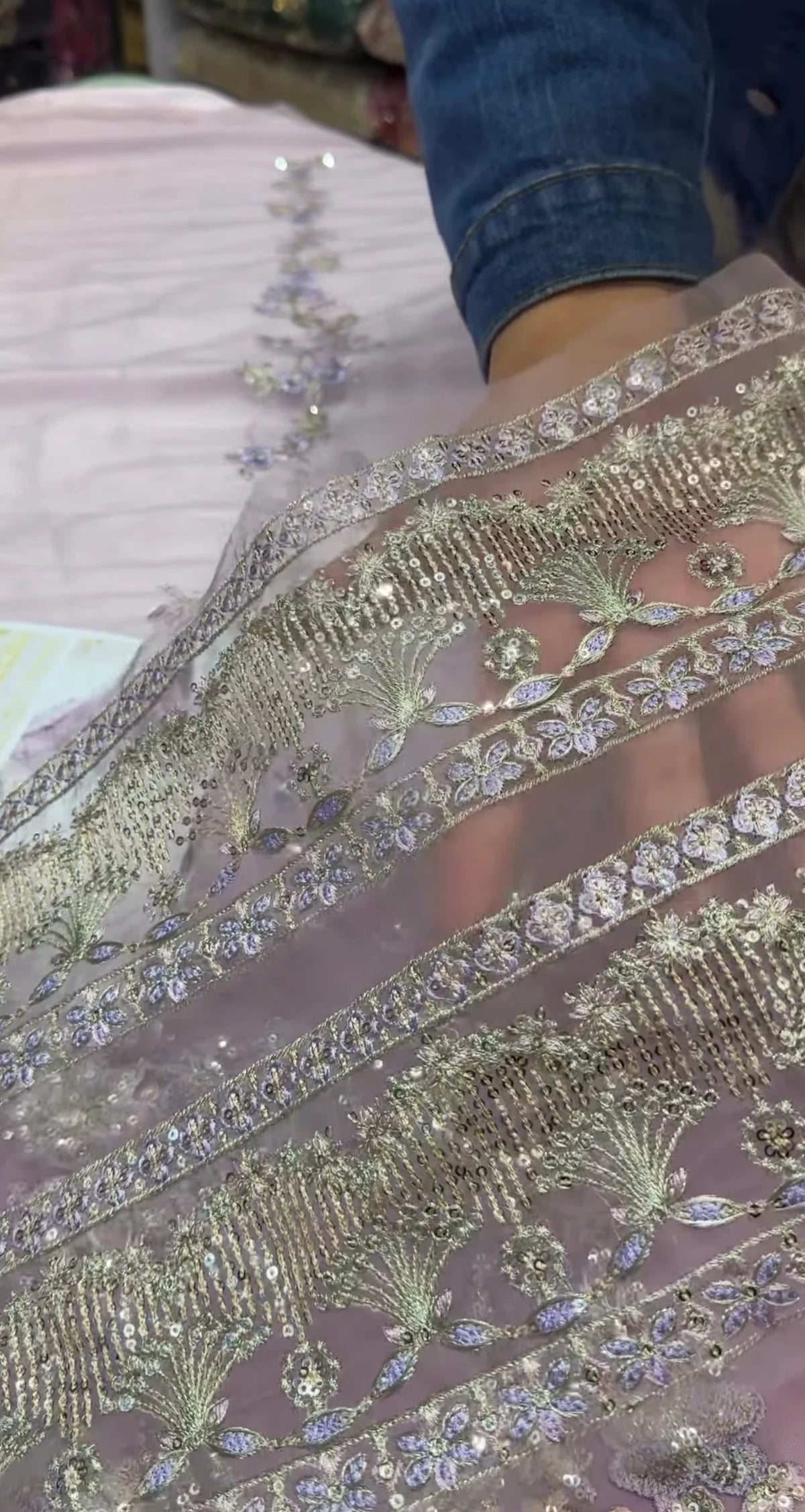 Faiza Saqlain – Pinar Style, dupatta border embroidery detail