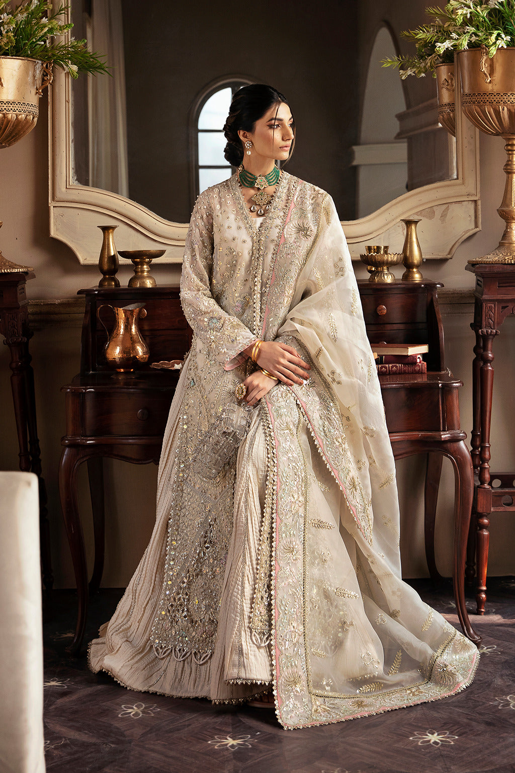 Soraya Miel Style — Mairaz Ash White Sharara