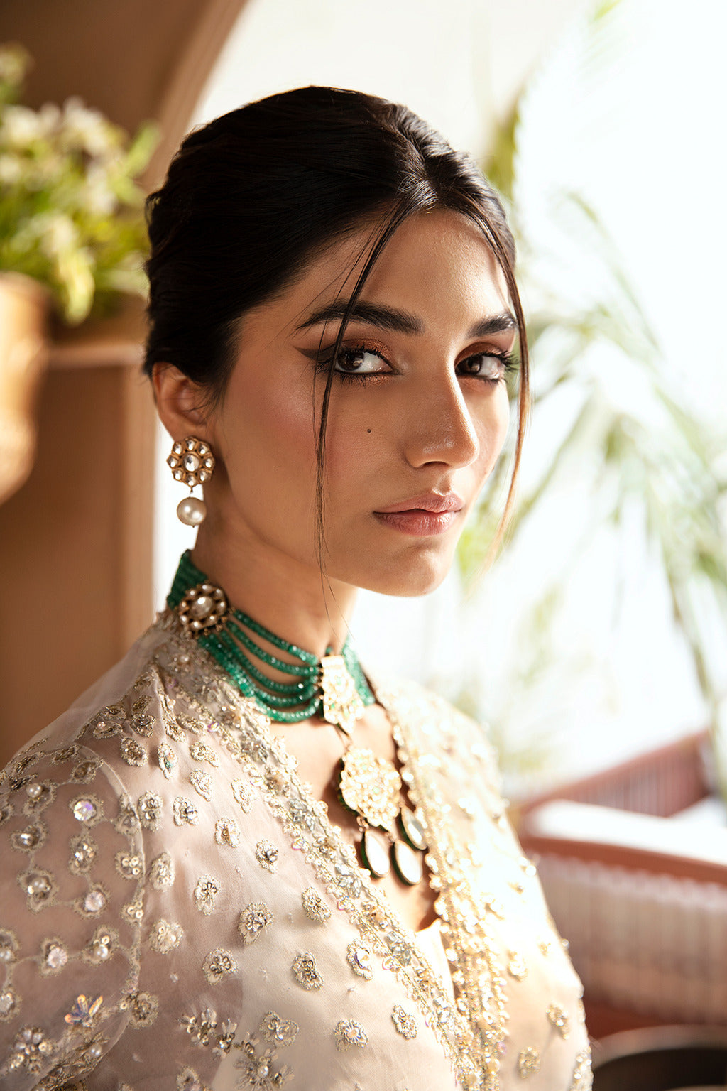Soraya Miel Style — Mairaz Ash White Sharara
