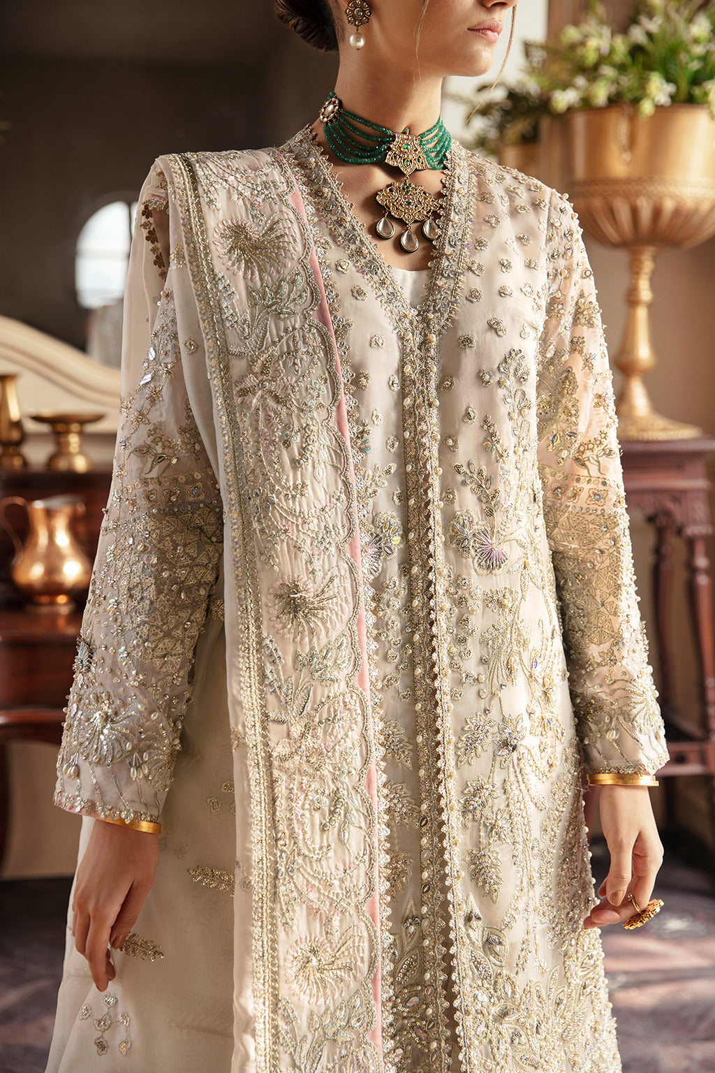 Soraya Miel Style — Mairaz Ash White Sharara