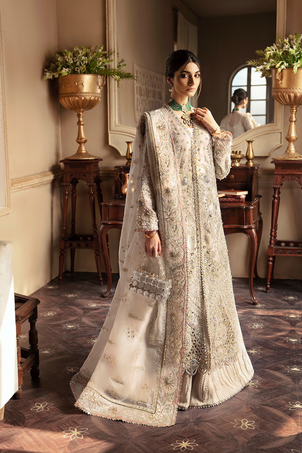 Soraya Miel Style — Mairaz Ash White Sharara