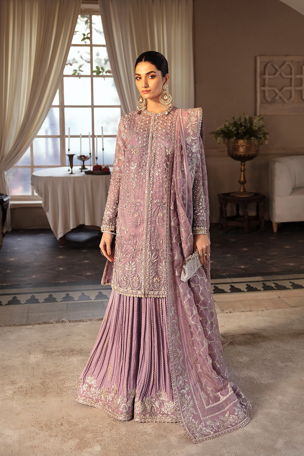 Soraya Sehr Style — Mairaz Dusty Mauve Sharara