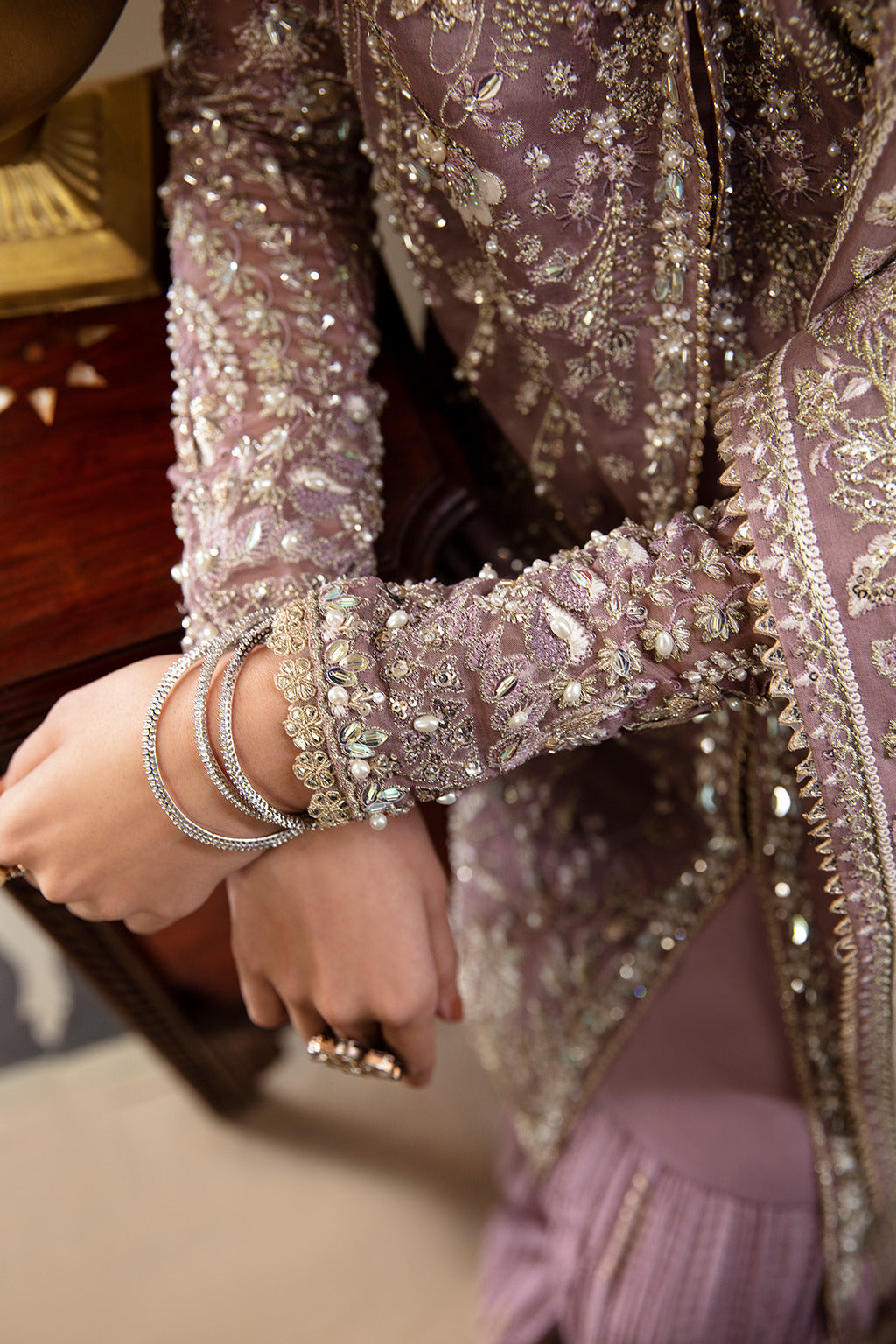 Soraya Sehr Style — Mairaz Dusty Mauve Sharara