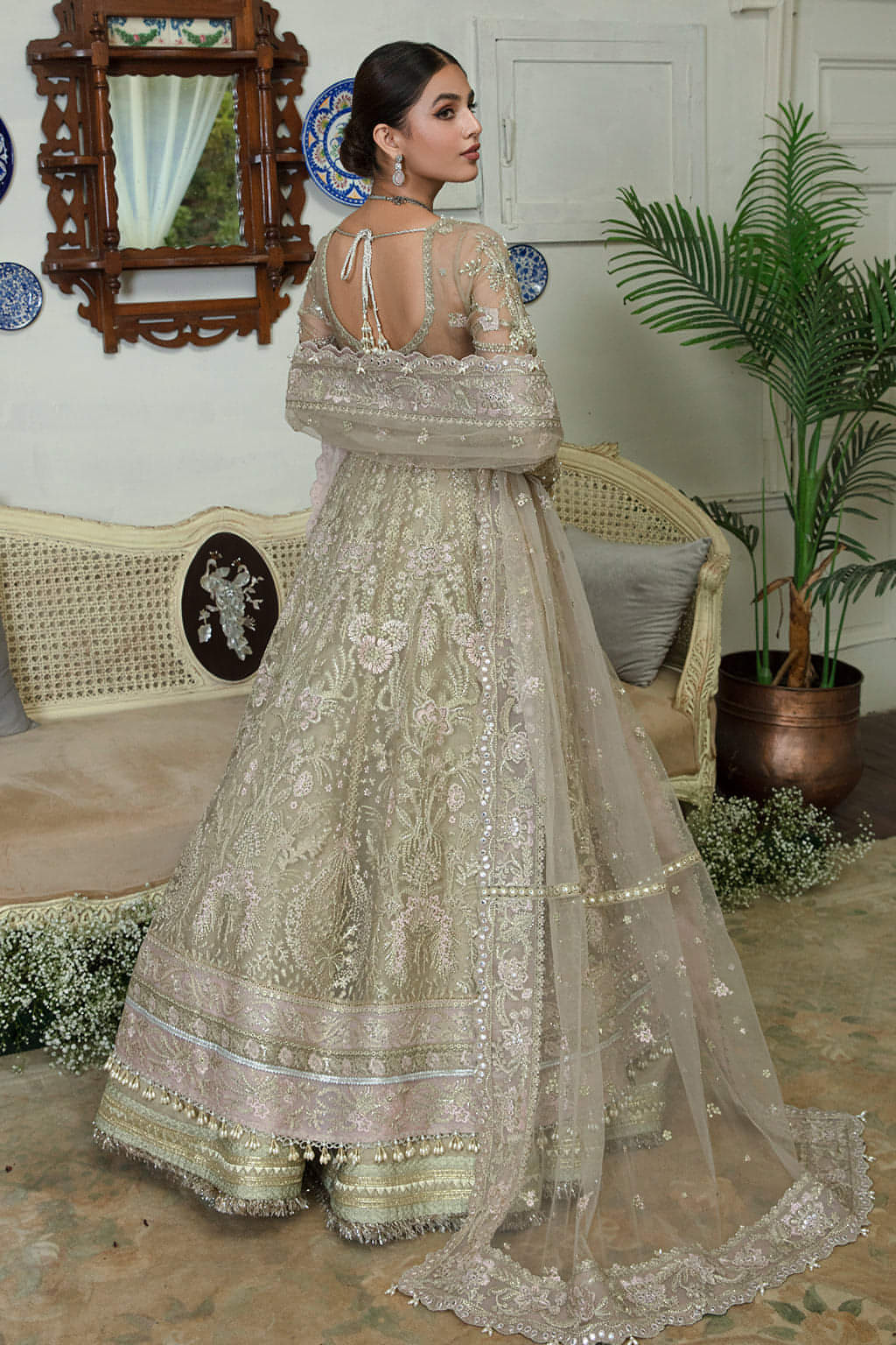Soraya Royale style — Mairaz beige lehenga reference, view 2 of 8