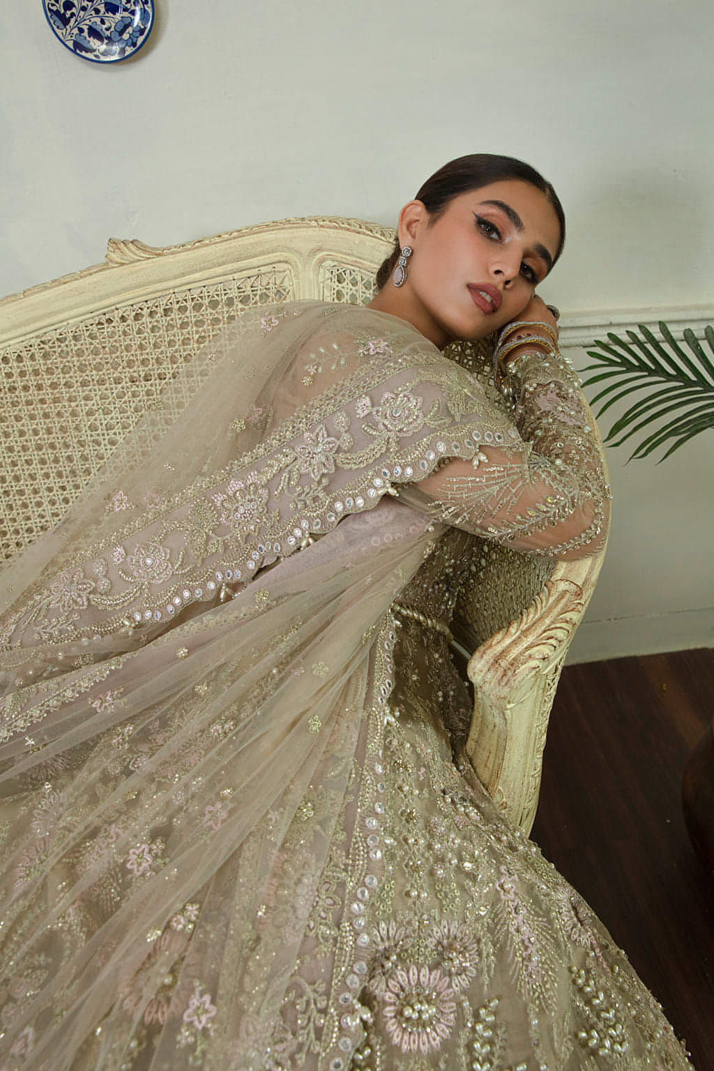 Soraya Royale style — Mairaz beige lehenga reference, view 5 of 8
