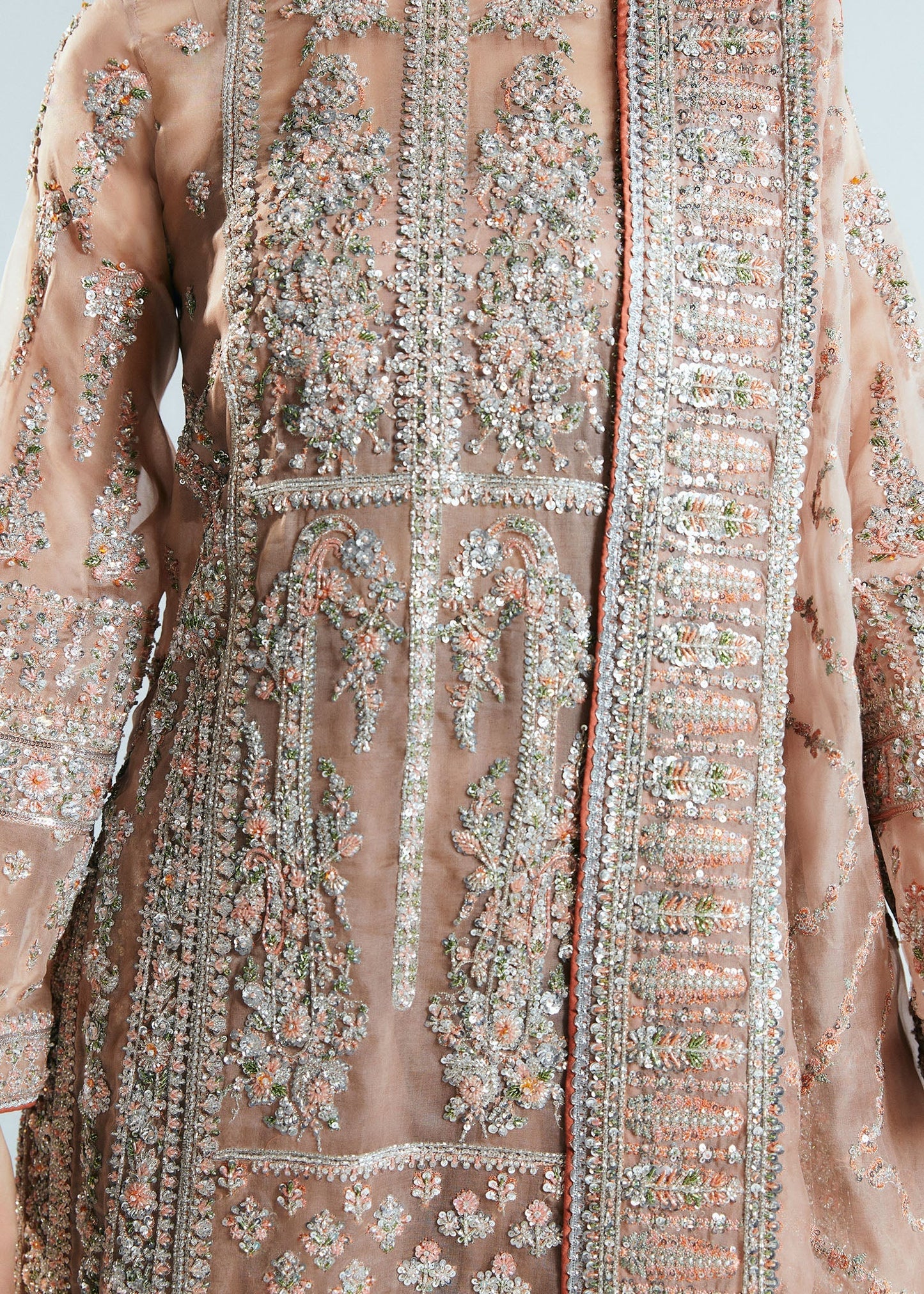 Hussain Rehar Dune Style — Mairaz Nude Sharara