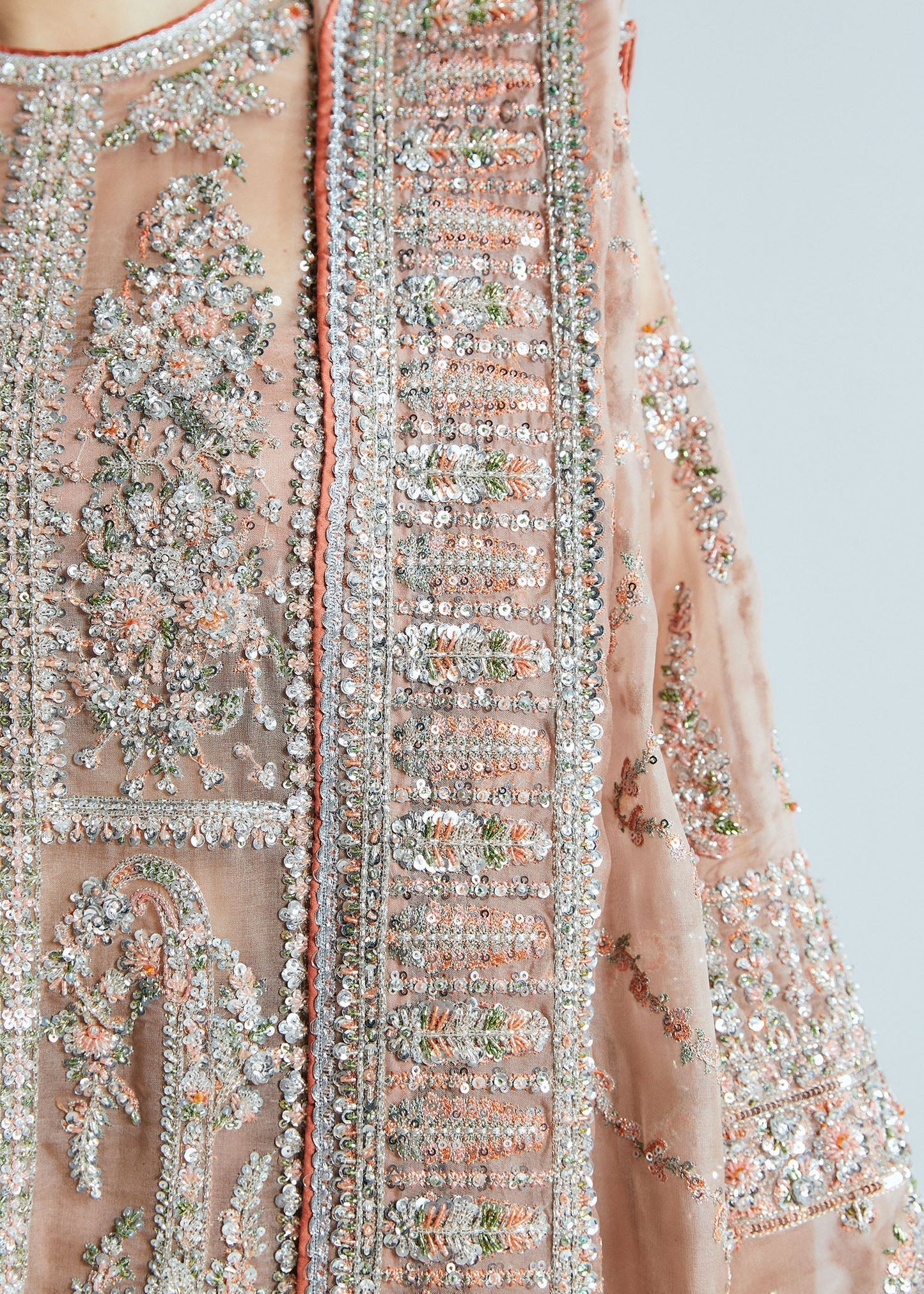 Hussain Rehar Dune Style — Mairaz Nude Sharara