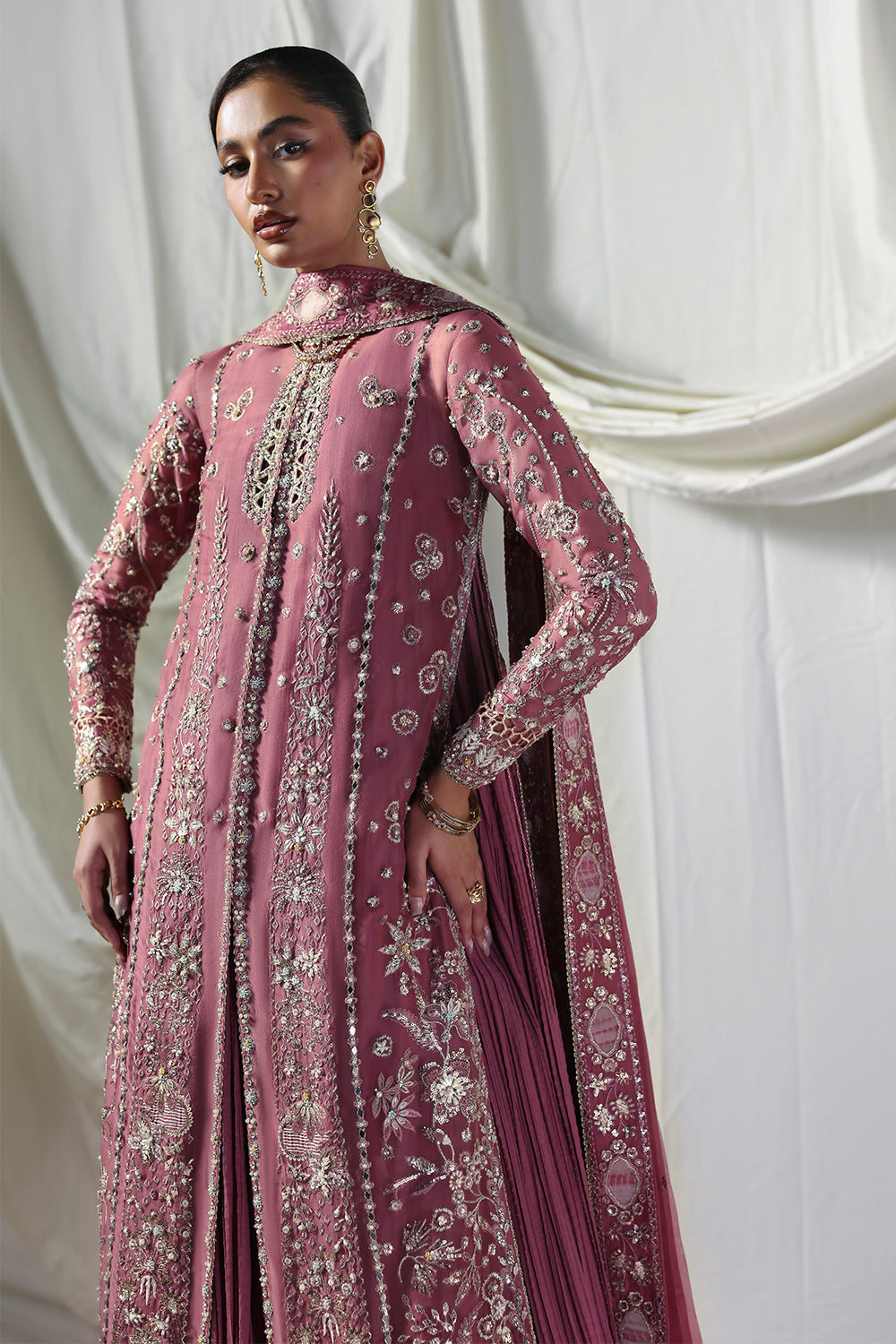 Soraya Isolde Style — Mairaz Mauve Three-Piece Suit