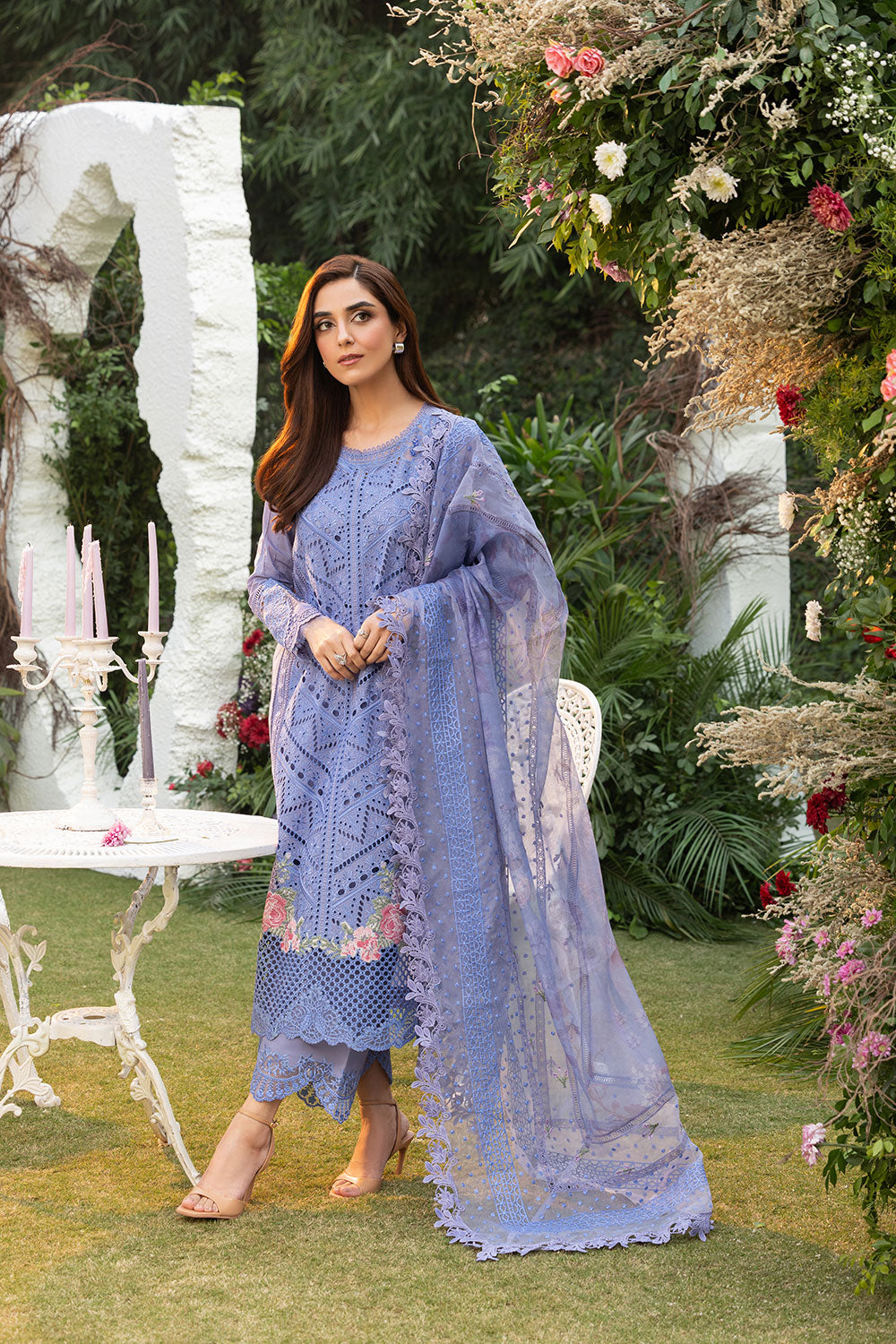 Sobia Nazir Design 10B Luxury Lawn 2025 L25-10B Style — Mairaz Three-Piece Suit
