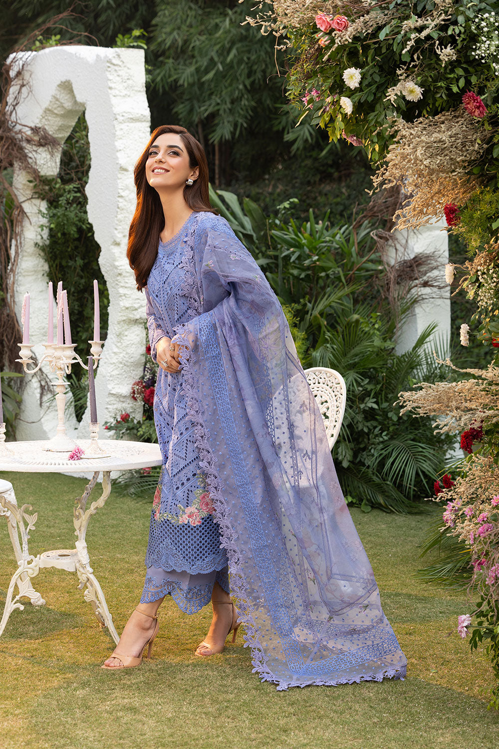 Sobia Nazir Design 10B Luxury Lawn 2025 L25-10B Style — Mairaz Three-Piece Suit