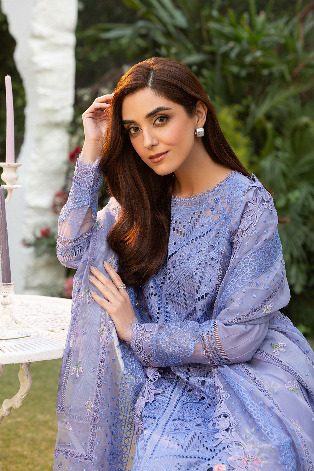Sobia Nazir Design 10B Luxury Lawn 2025 L25-10B Style — Mairaz Three-Piece Suit