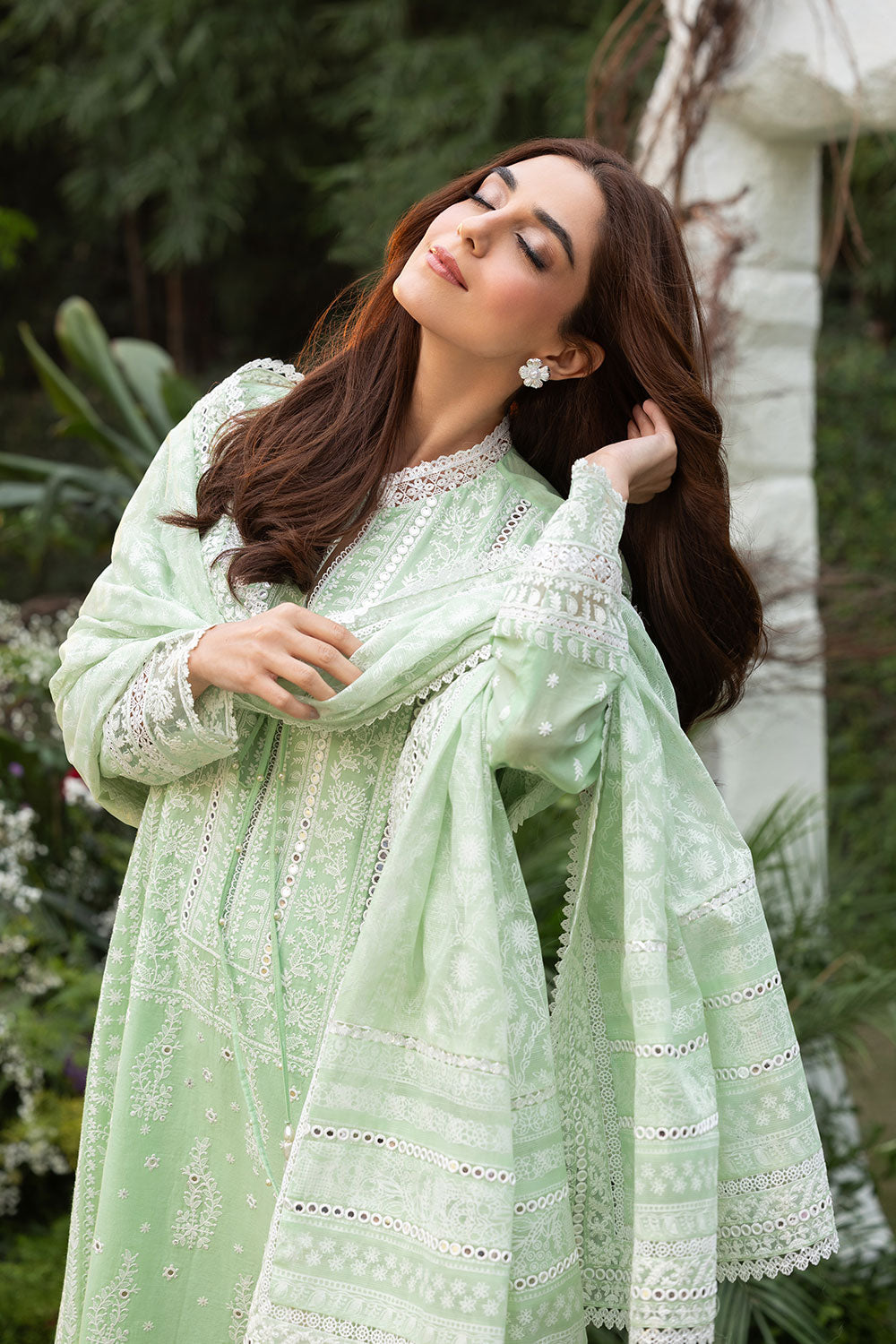 Sobia Nazir Design 7B Luxury Lawn 2025 L25-7B Style — Mairaz Three-Piece Suit