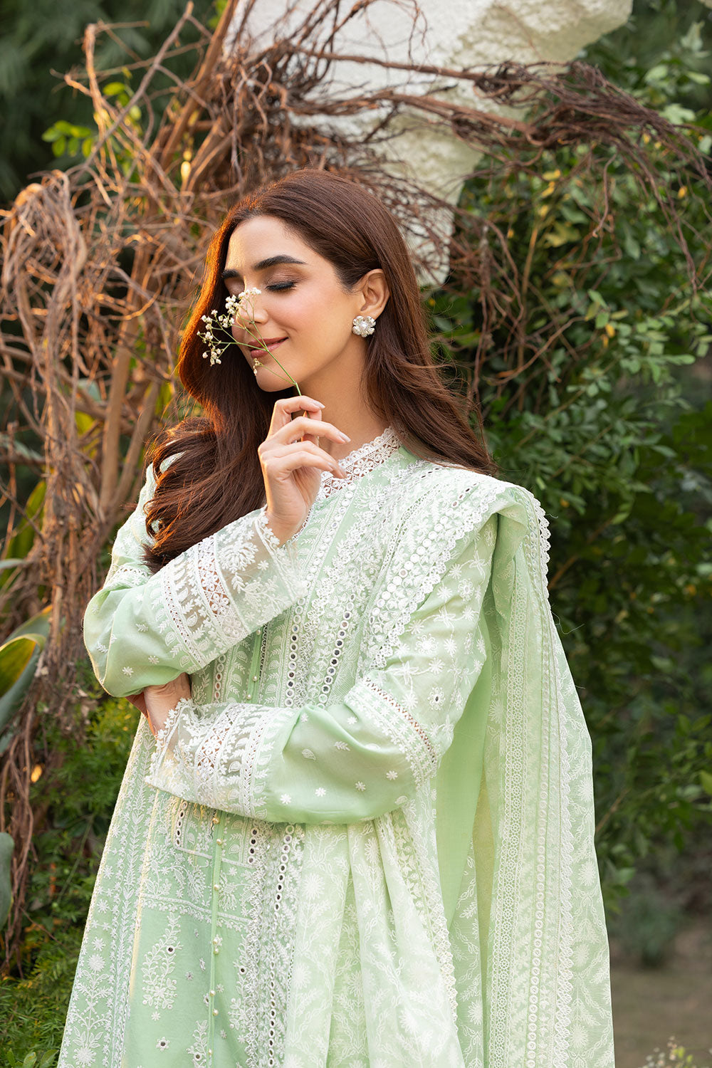 Sobia Nazir Design 7B Luxury Lawn 2025 L25-7B Style — Mairaz Three-Piece Suit