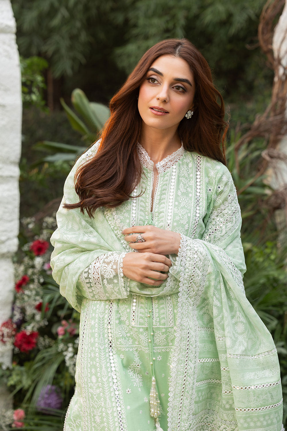 Sobia Nazir Design 7B Luxury Lawn 2025 L25-7B Style — Mairaz Three-Piece Suit