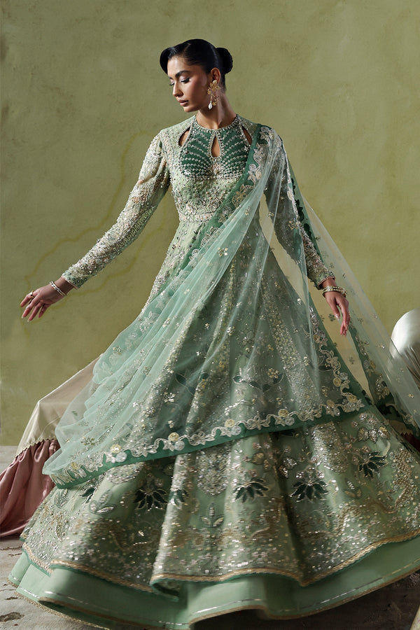 Soraya Lirien Style — Mairaz Mint Green Three-Piece Suit