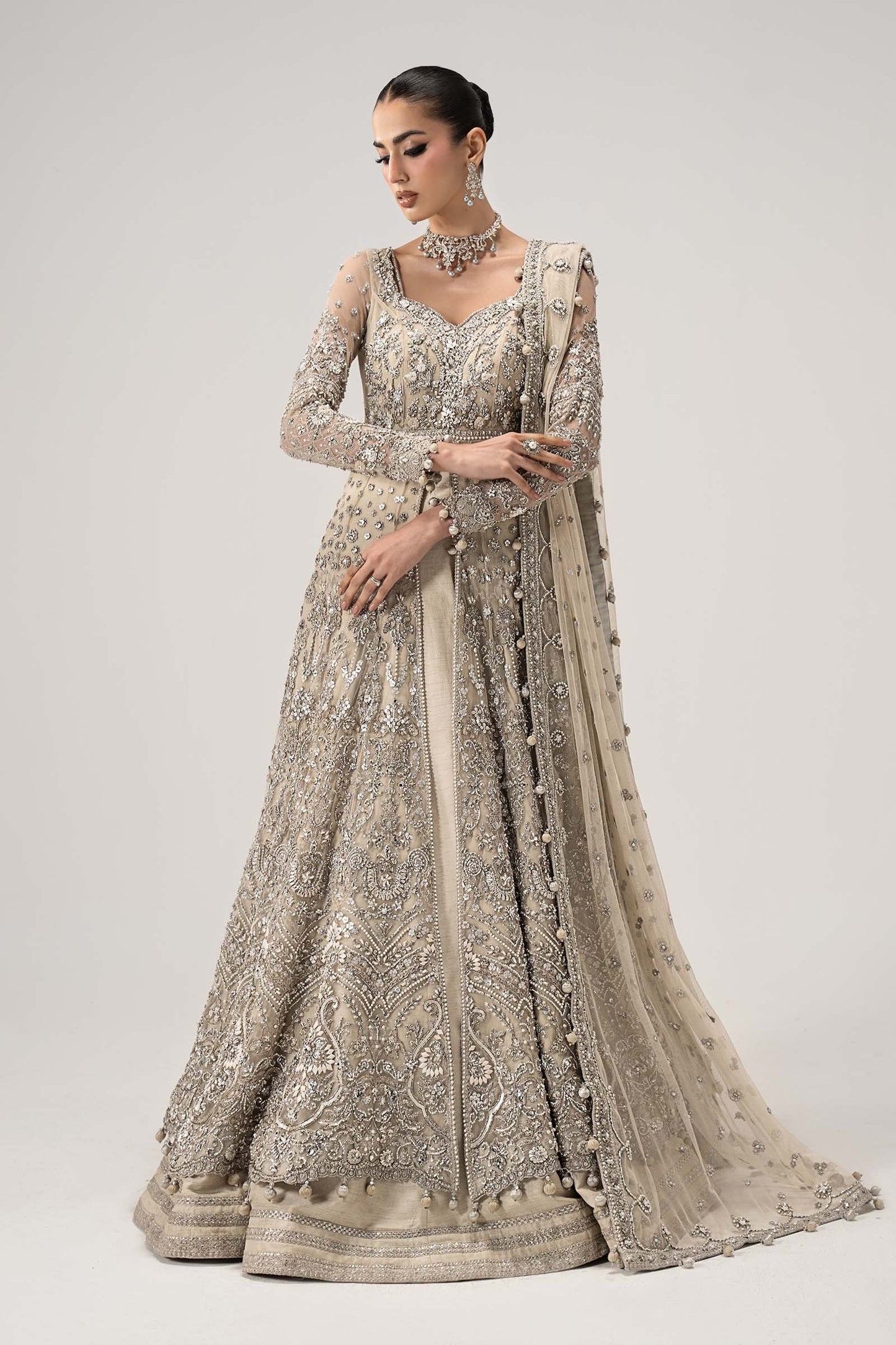 Maria B Elaria style — Mairaz ivory gown reference, view 1 of 13