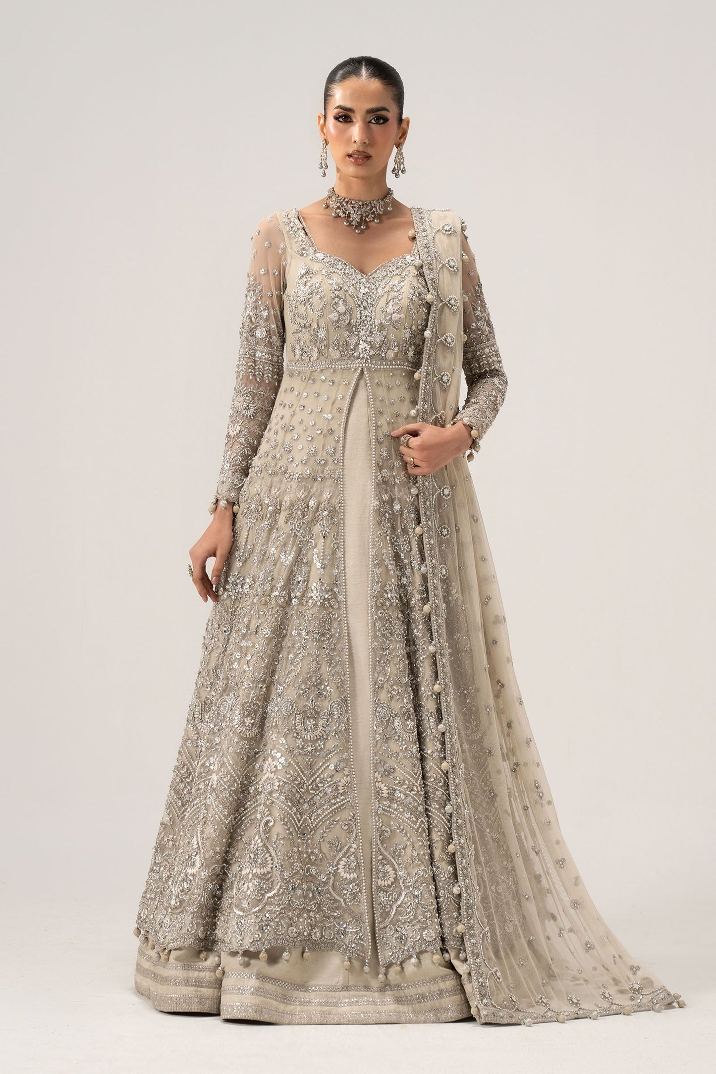 Maria B Elaria style — Mairaz ivory gown reference, view 4 of 13