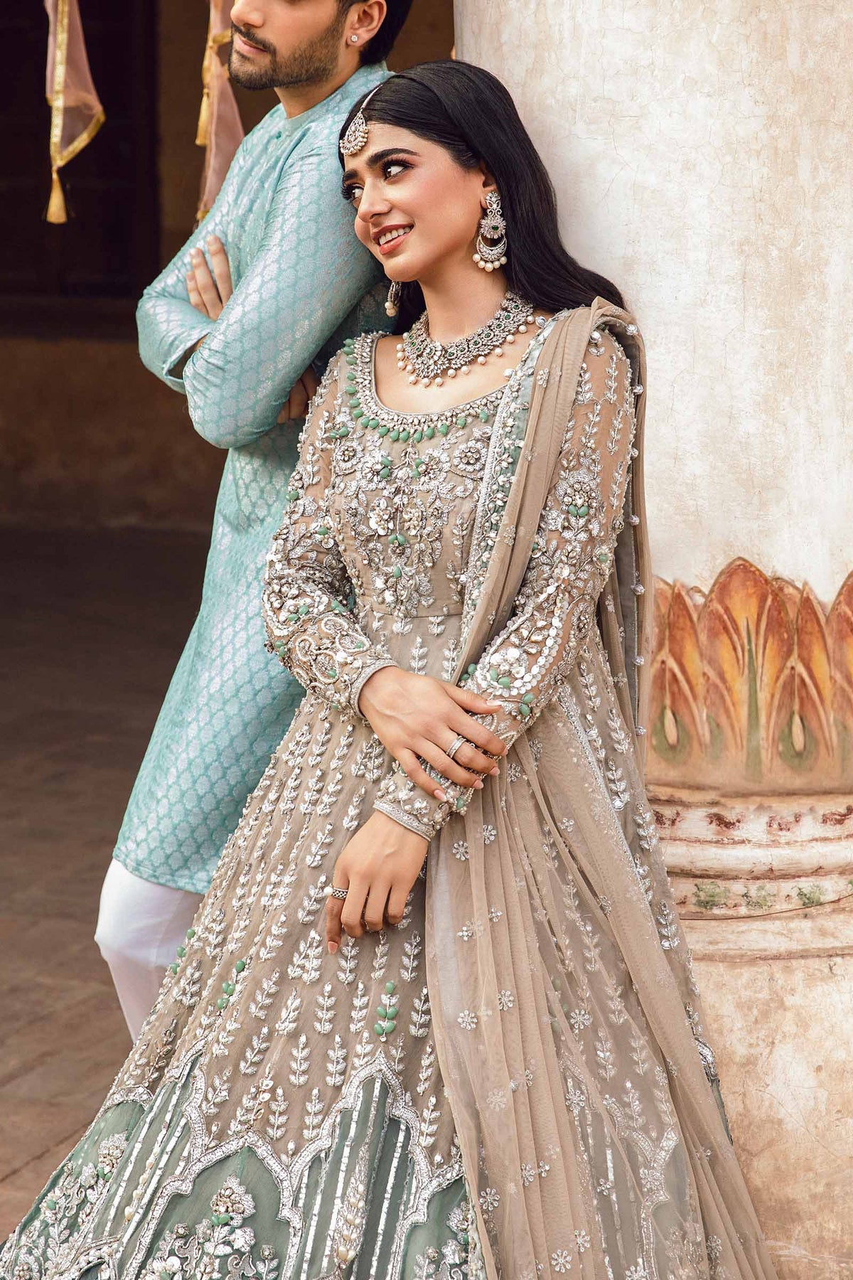 Maria B Mehrinoz Style — Mairaz Wedding Maxi