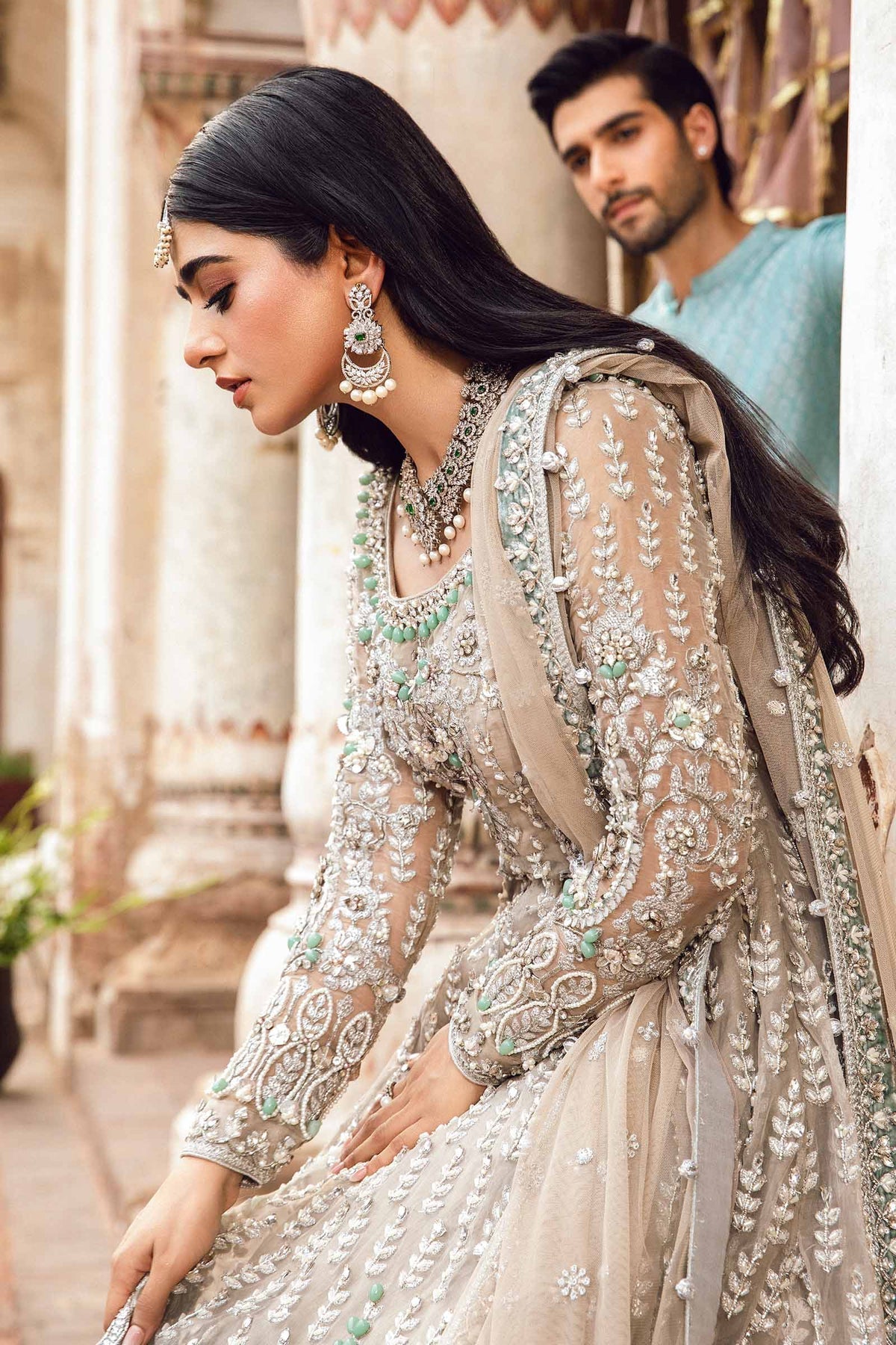 Maria B Mehrinoz Style — Mairaz Wedding Maxi