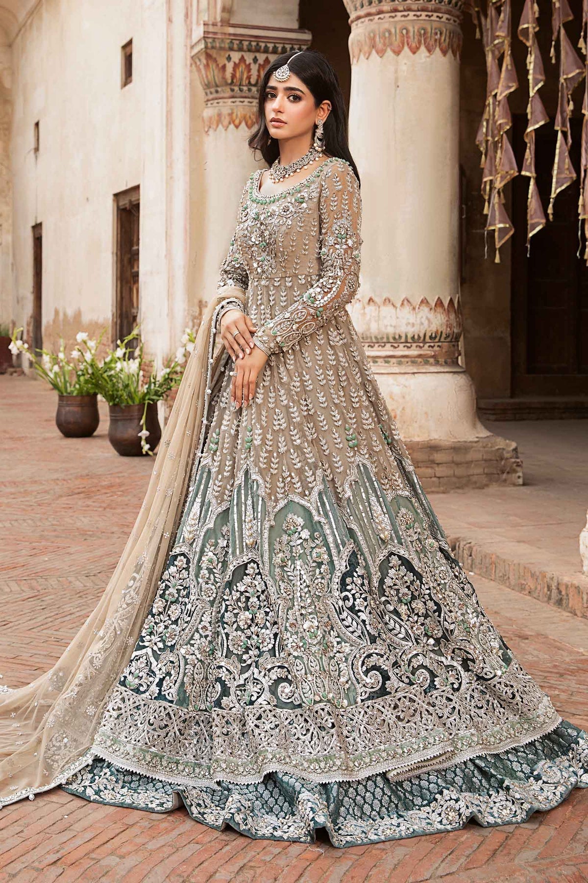 Maria B Mehrinoz Style — Mairaz Wedding Maxi