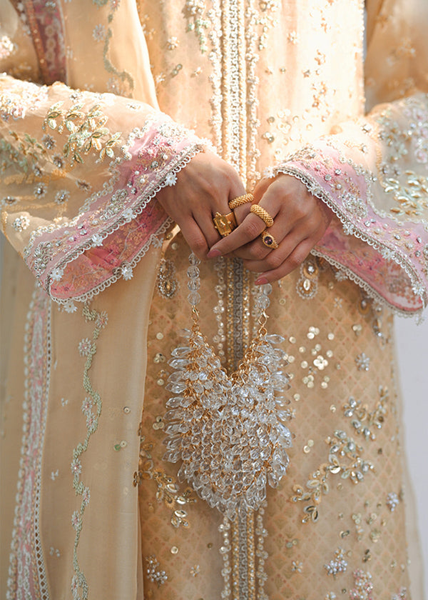 Suffuse Suha Style — Mairaz Yellow & Pink Three-Piece Suit