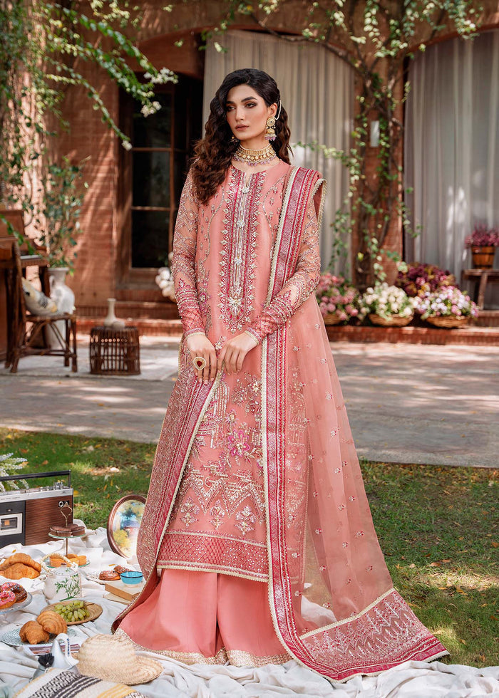 Akbar Aslam Mehrbano U-1495 Style — Mairaz Three-Piece Suit